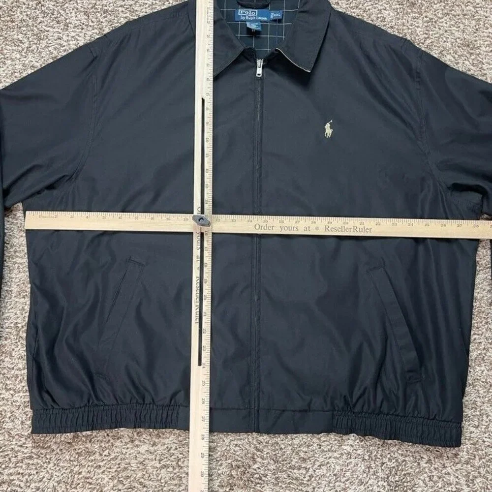 Polo Ralph Lauren Mens Windbreaker Jacket Black - Picture 3 of 7